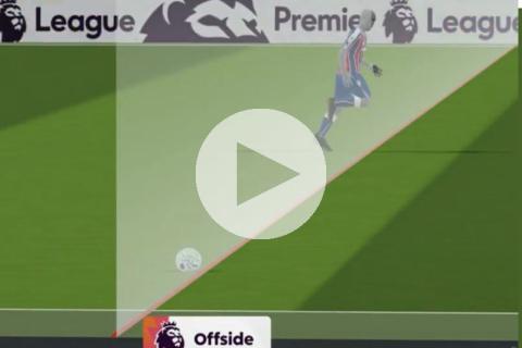 (VIDEO) ¡Por una nariz! Conoce el insólito off-side que se pitó en la Premier