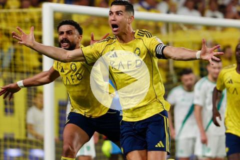 (VIDEO) Cristiano anotó su gol 970 y Al Nassr quedó cerca del título en Arabia