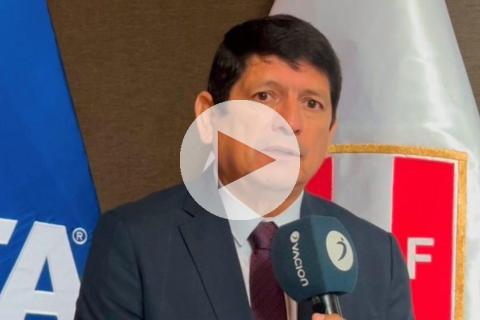 Lozano: "Si el comando técnico decide jugar en altura, como FPF apoyaremos al 100%"