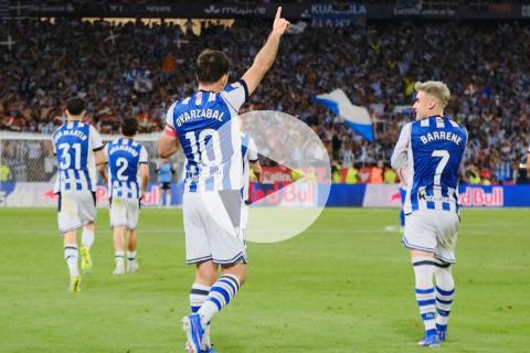 (VIDEO) Real Sociedad superó en penales al Atlético de Madrid y alzó la Copa del Rey