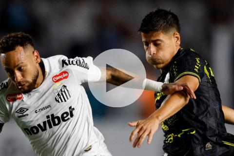 (VIDEO) Santos igualó 1-1 ante Deportivo Recoleta por la Copa Sudamericana