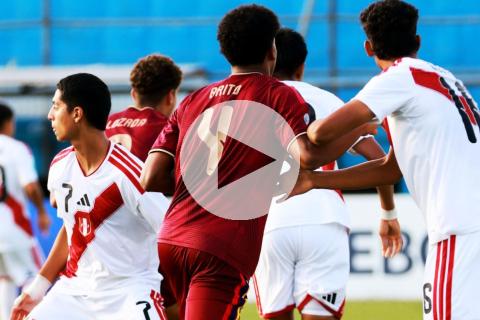 (VIDEO) Perú cayó ante Venezuela y se despidió sin sumar del Sudamericano Sub 17