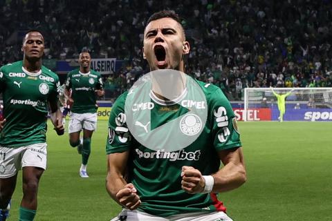 (VIDEO) Palmeiras goleó a Junior por la Copa Libertadores