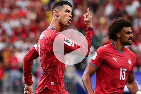 (VIDEO | FOTOS) Portugal goleó por 5-0 a Uzbekistán con doblete de Cristiano