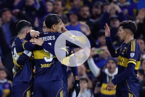 (VIDEO) Boca Juniors tomó ventaja ante O'Higgins en la repesca de la Copa Sudamericana