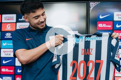 (VIDEO) Díaz: "Llego a Alianza en un gran momento tanto físico como mentalmente"