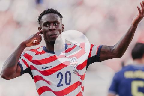 (VIDEO | FOTOS) Estados Unidos venció a Bosnia y avanzó a octavos de final