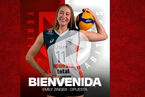 Está de vuelta: Emily Zinger regresa al Perú para reforzar a la Universidad San Martín