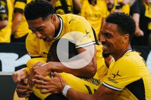 (VIDEO) Dortmund ganó en su estreno de la Bundesliga