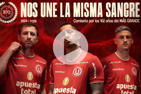 (VIDEO) Universitario presentó su nueva camiseta por sus 102 años