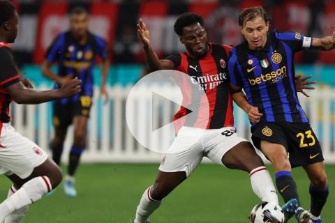 (VIDEO) AC Milan e Inter igualaron en amistoso disputado en Australia