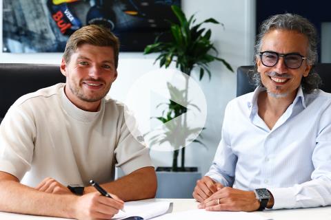 (VIDEO) Max Verstappen renovó con Red Bull hasta la temporada 2030