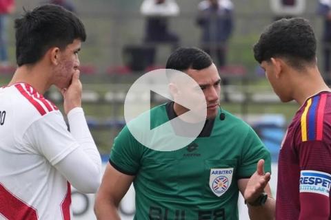 Selección peruana Sub 15 debutó con empate (4-4) ante Venezuela en la Liga Evolución