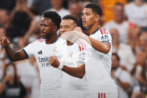 (VIDEO) Real Madrid goleó al Rayo con doblete de Mbappé