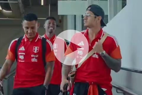 (VIDEO) Selección peruana partió a Estados Unidos para afrontar sus 4 amistosos
