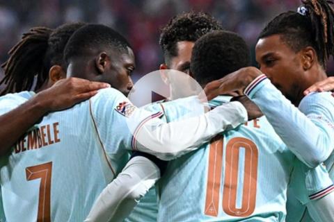 (VIDEO) Francia venció a Turquía en la Nations League, pero Mbappé encendió las alarmas