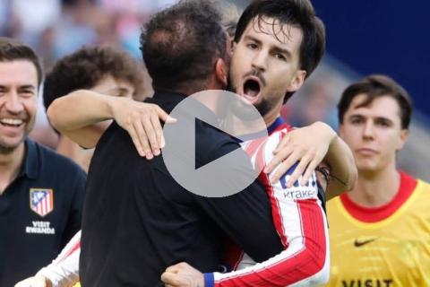 (VIDEO) Atlético de Madrid venció sobre el final al Espanyol y sumó su sexta victoria consecutiva