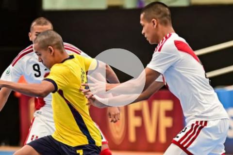 (VIDEO) Perú cayó ante Ecuador y buscará no quedar décimo en el Sudamericano U20 de futsal