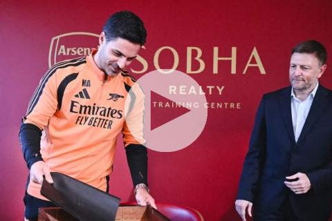 (VIDEO) Arsenal blindó a Mikel Arteta hasta 2030